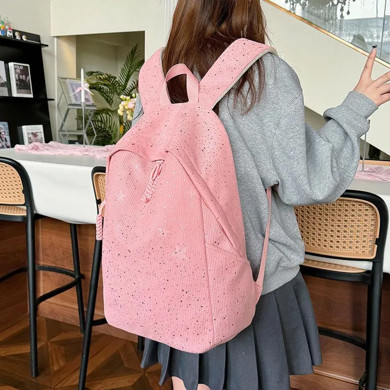 URBAN FOREST Corduroy Backpack Regular Unisex Multicolor-24