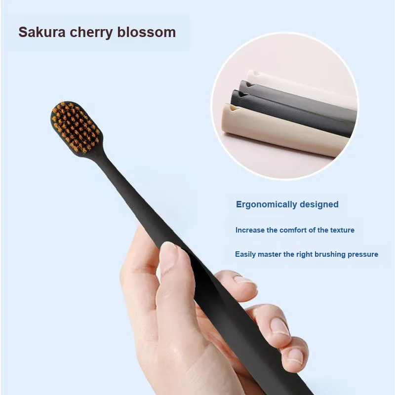 SAKURA Compact, Refined, Portable, Cute, Lightweight Toothbrushes Efficient Cleaning-7