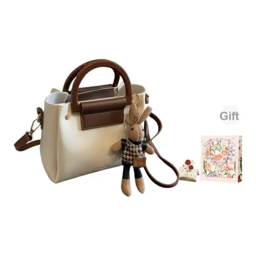 Gerlanx ПУ (полиуретан) Сумка через плечо Одно плечо Большая Женская Экрю Черный Хаки