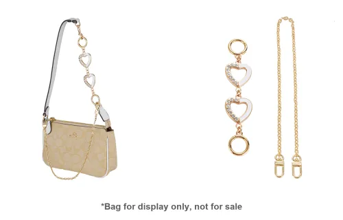 Lan Bao Fan Metal Bag Transformation Accessories Unisex Gold-Tone