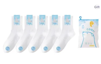 Caramella Ankle Socks Unisex Shopping Bag 5 Pack