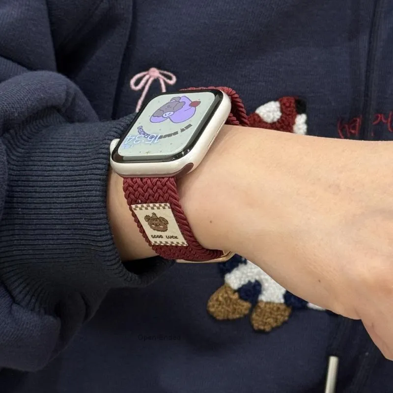 LOVINGCOOL Watch Bands Apple Compatibility 18cm Nylon Material-15