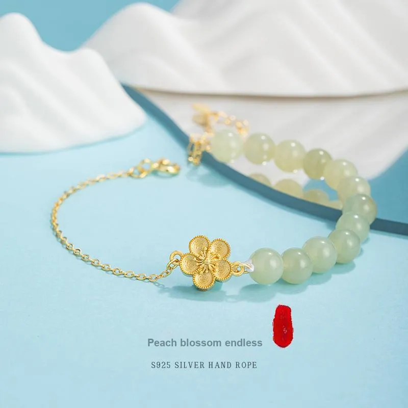 JITAIXIANG Hetian Jade Bracelets White Jade/Pale Greenish White Jade Women's-1