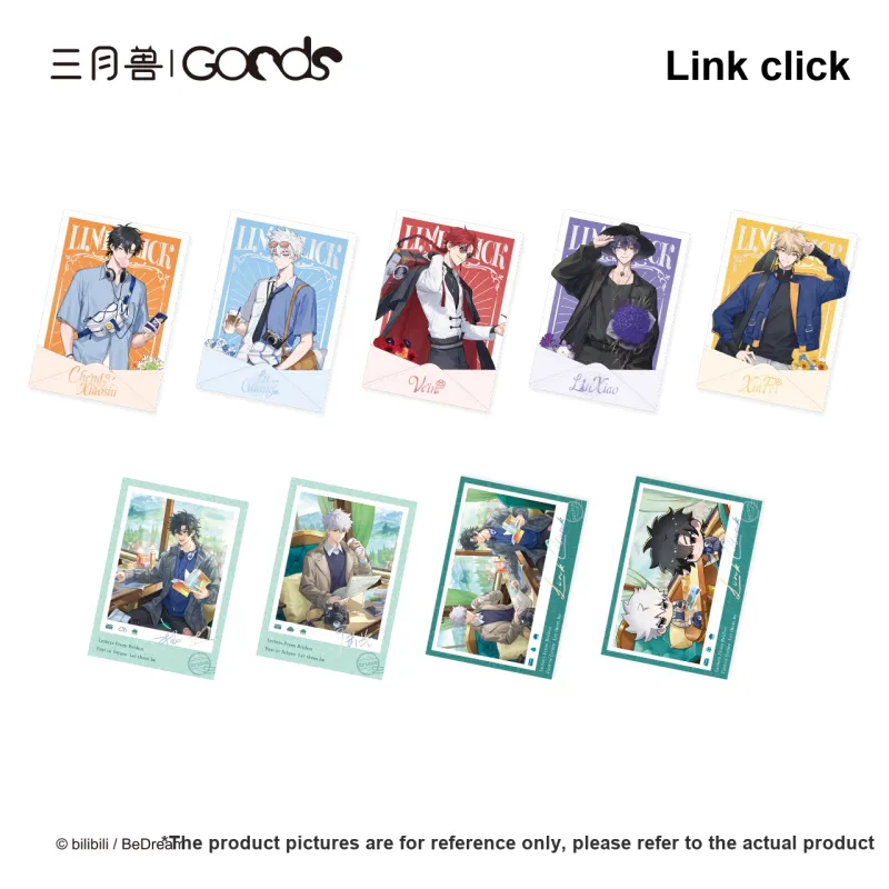March·Monster Link Click, Animation, Yingdou Letters, Collection, Polaroid Photocard Photo Cards-3