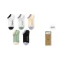 [Women's]White/Green/Purple/Dark Green/Black (5 Pack)