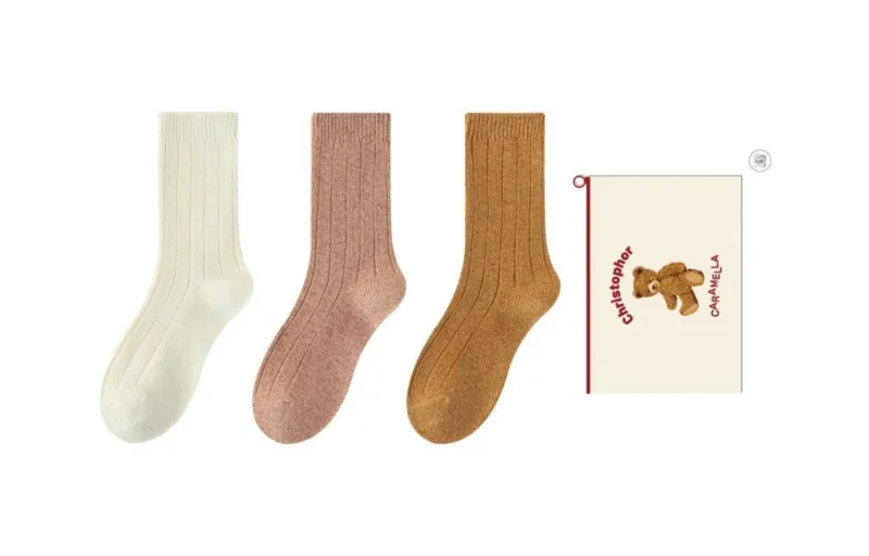 Caramella Mid Calf Socks Unisex Gift Box Combination-4
