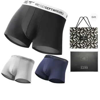 SEPTWOLVES Underpants Men's 3 Gift Box Sets+Shopping Bag