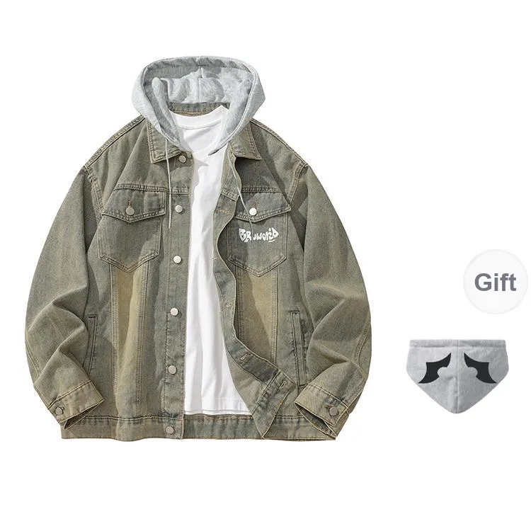BRUMAIRE Denim Jacket Unisex Dark Gray-3