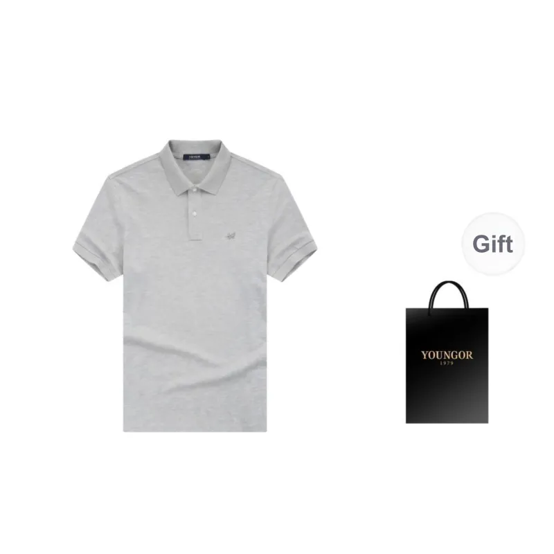 YOUNGOR Polo Shirt Men's Light Blue-6
