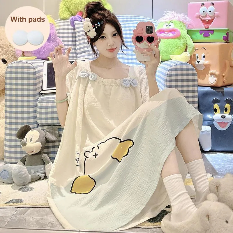 Top Melon Nightgown Women's Image Color-2
