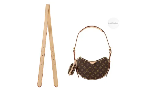 Kim Yeon-sha Bag Accessories LV Pea Pod Bag Crossbody Shoulder Straps 130cm Leather With Color Change