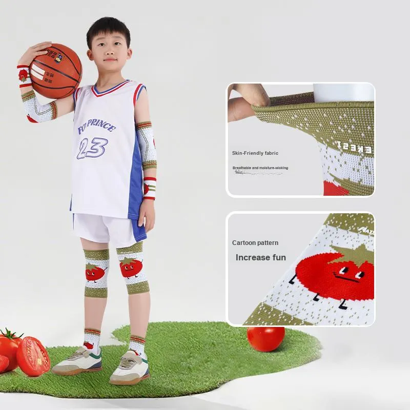 NAILEKESI Knee Pads Polyester Cycling Soccer Basketball Kids'-3