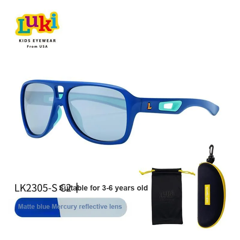 LUKI TR/Memory Plastic Aviator Sunglasses Kids'-5