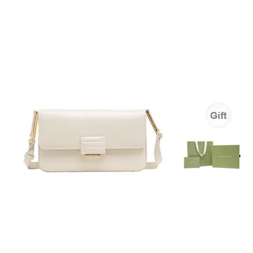 VANESSA HOGAN Vh Classic Series Cow Leather Crossbody Handbag Shoulder Bag Women's Ecru