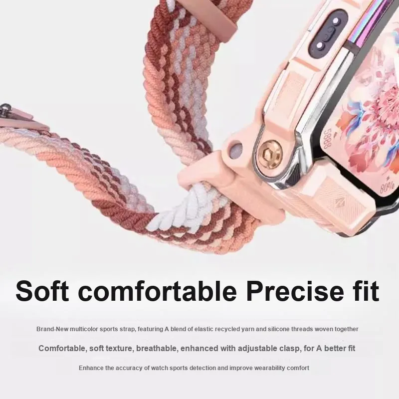 XTC Compatible With Z, Q, And D Collections Imoo Compatibility Watch Band 150mm Fabric Material-9