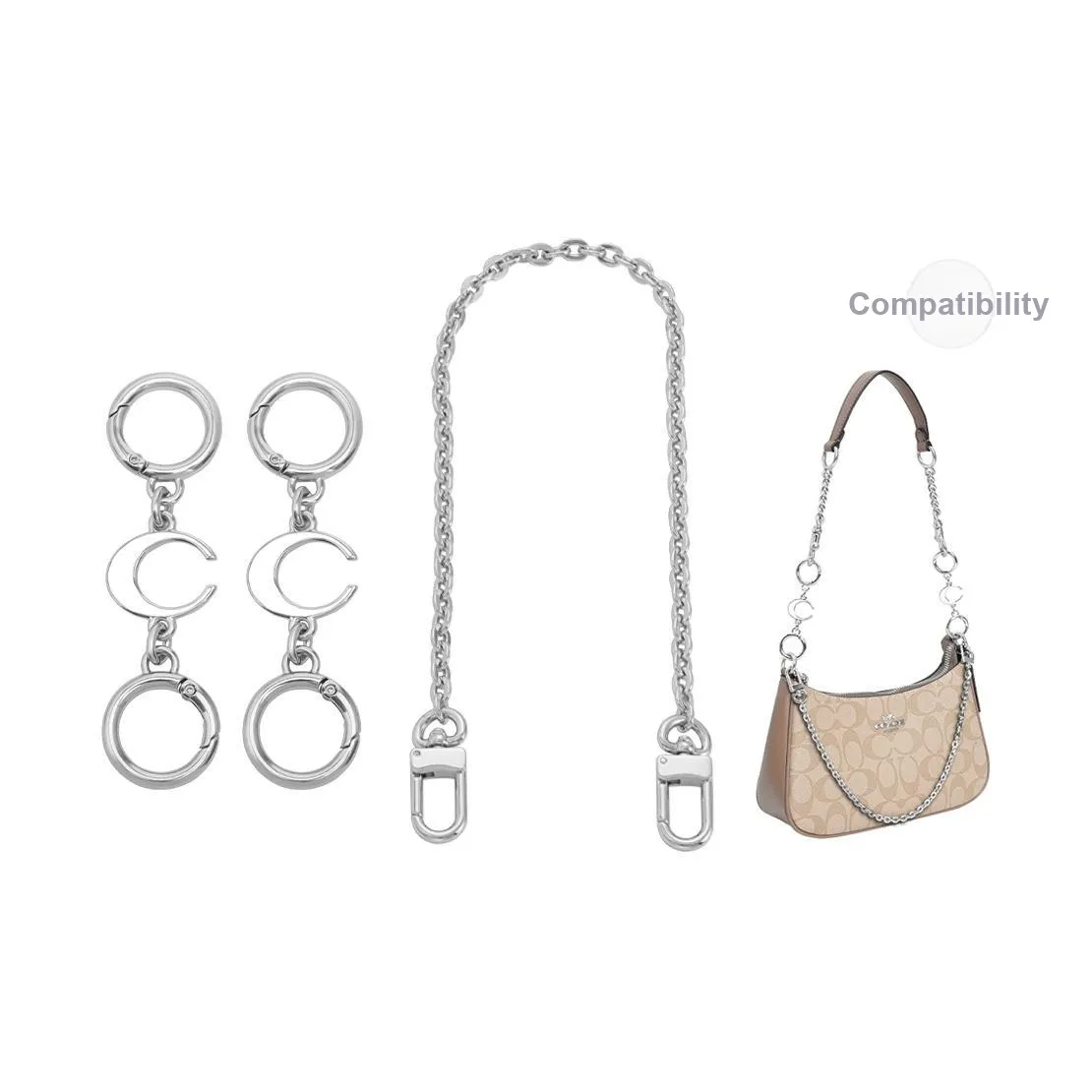 Lan Bao Fan Сплав Металл Сумка Аксессуар Женское Серебро