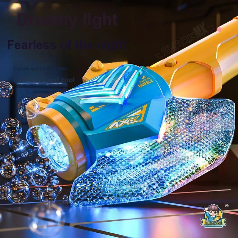 Cute Baby Handheld Gunfighting Axe Bubble Machines-5