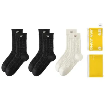Master Mid Calf Socks Women's Shopping Bag Combo Set
