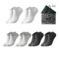 Short 6-Pack Box Included (2 Black, 2 Light Gray, 2 White)