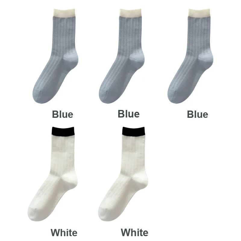 H YXIANG Mid Calf Socks Women's Combo Set-21