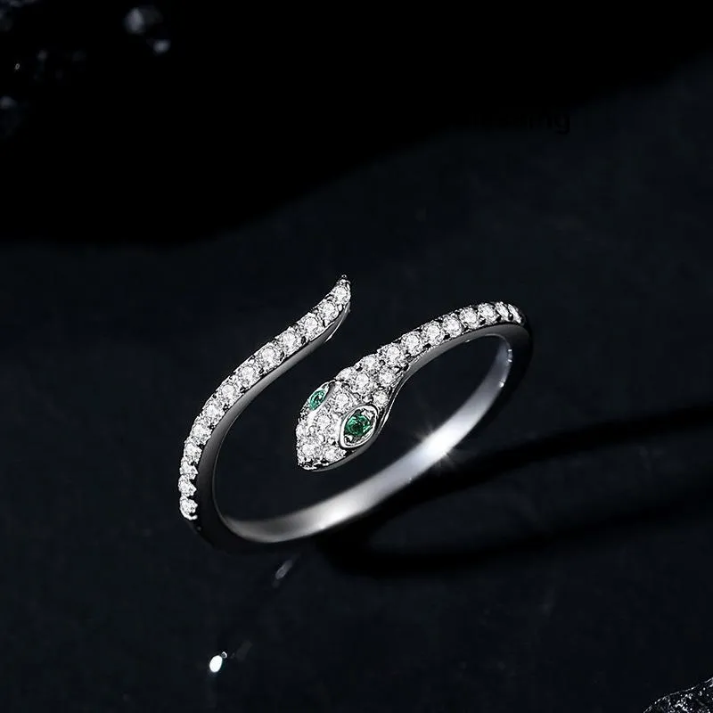 YINGNIXINDONG 925 Sterling Silver Rings Women's-4