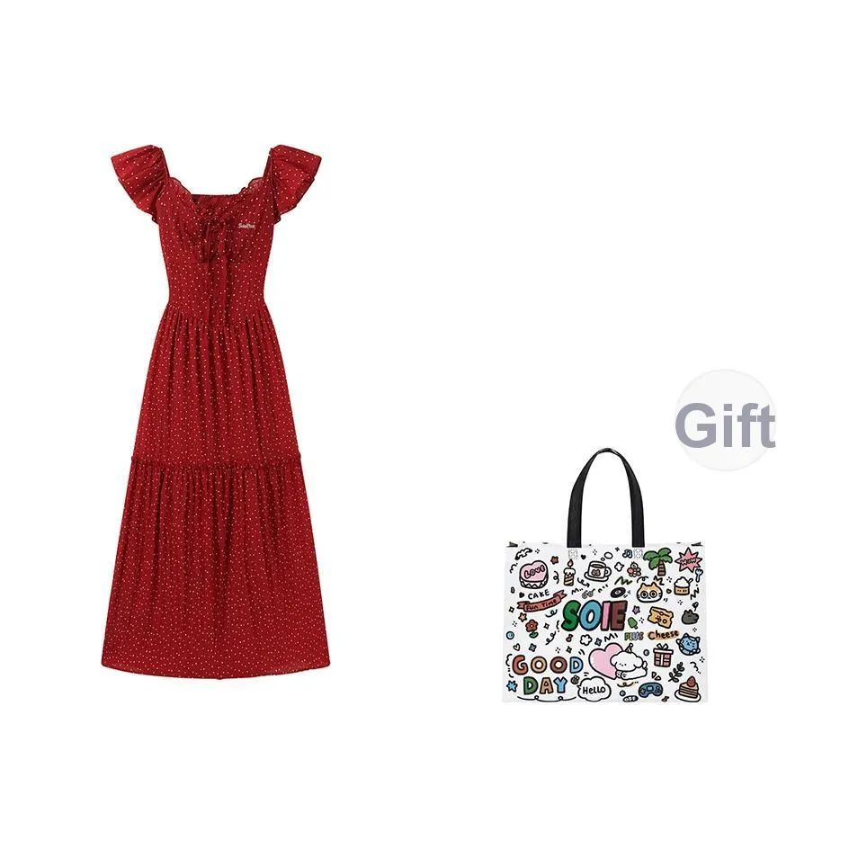 SOIE Red Женские Платья без рукавов