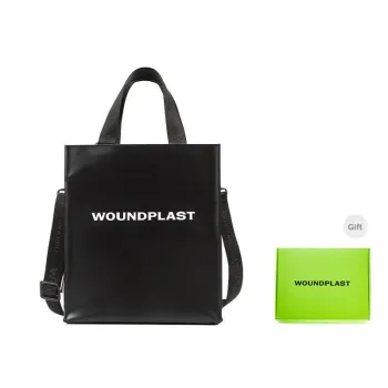 WPT PVC Totes Handbags Large Size Unisex Black