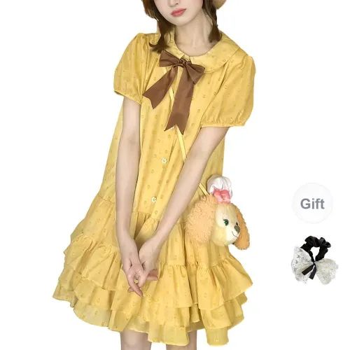TUSHIFEI Short Sleeved Dress Women's