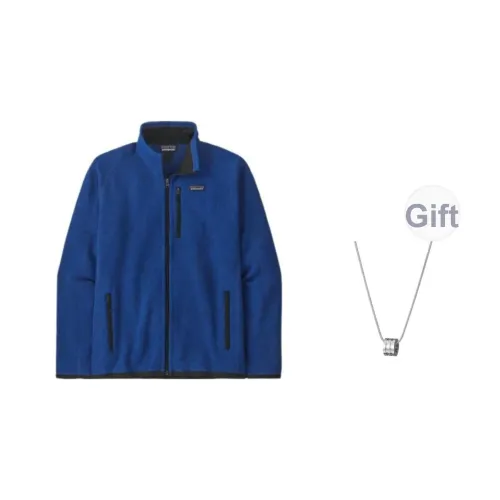 Patagonia Куртки Пальто Мужской Темно-синий С ожерельем