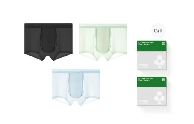 YOUKESHU Underpants Men's Shopping Bag 3 Pack-15