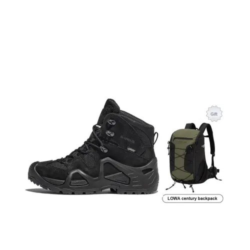 Lowa ZEPHYR Slip-resistant Abrasion-resistant MID Топ Походная обувь Унисекс Черный