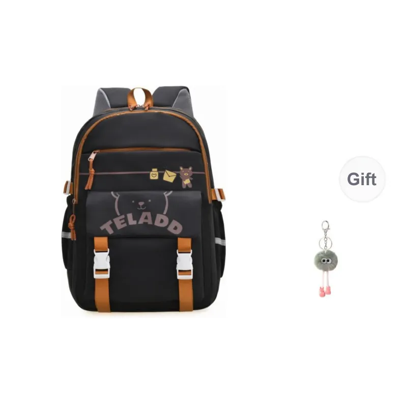 KAMLUI Nylon Backpack Regular Unisex Black/Purple/Green/Blue/Pink-0