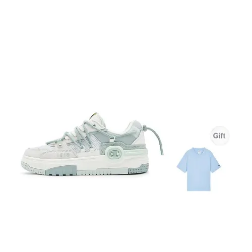Champion Bumper V1 Headphone Shoes Low Top Skateboard Shoes Women's Light Green