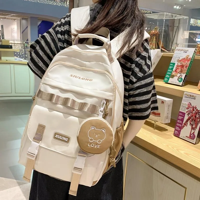 O'ROTA Nylon Backpack Regular Women's Multicolor-1