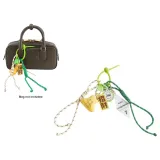 Purse-Green+Ecru Lanyard