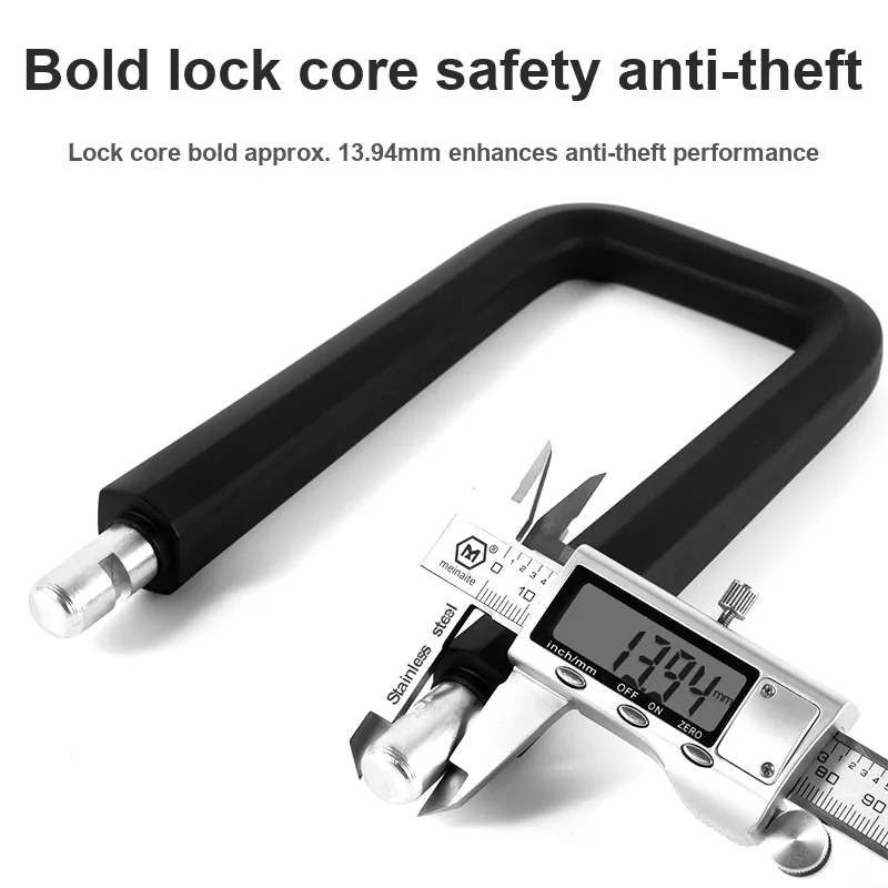WEST BIKING Bicycle Locks U Lock-8