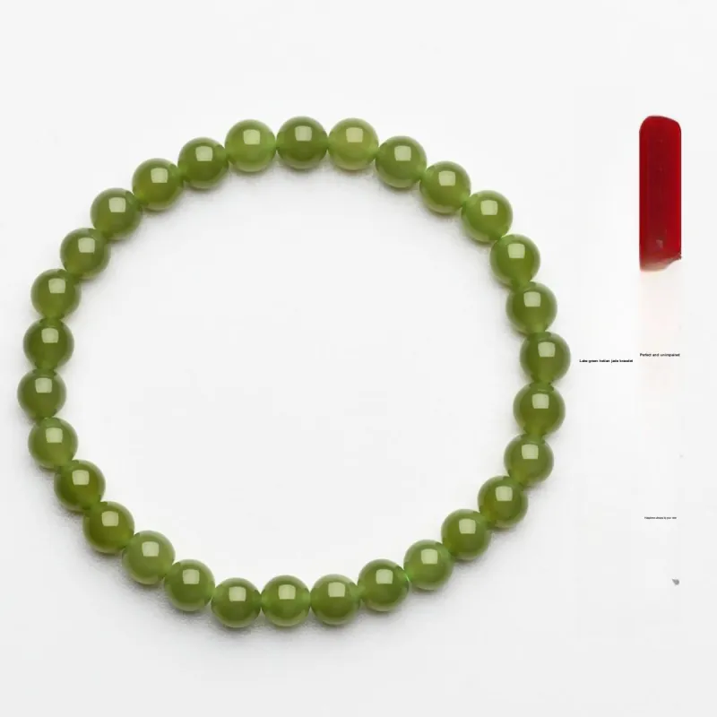Phoenisess Bracelets Pale Greenish White Jade Women's-1