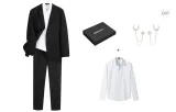 Black (Includes White Shirts+Brooches)