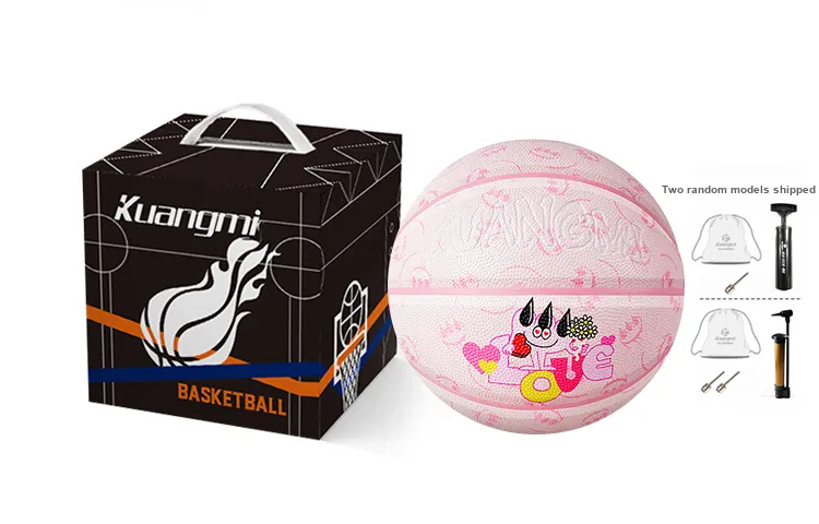 Kuangmi x Claw Money PU Basketball Pink Size 7 Street Unisex-10