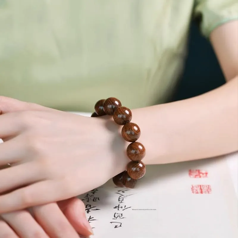 Moon Jewelry Golden Sandalwood Bracelets Unisex-5