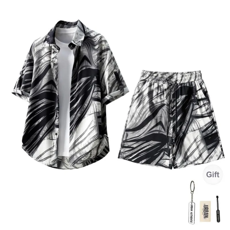 URBAN AUTHENTIC Shirt Matching Set Unisex-1