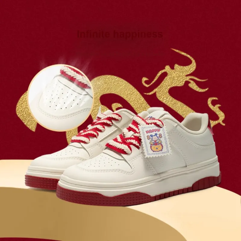 Disney x Hotwind Abrasion Resistant Low Top Skateboard Shoes Women's CNY Year Of The Dragon Limited Edition-4
