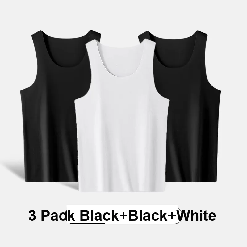 H YXIANG Tank Top Men's Combo Set-29