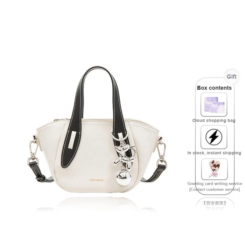 Teenmix Synthetic Leather With Cow Leather Handbag Women's Multicolor-6