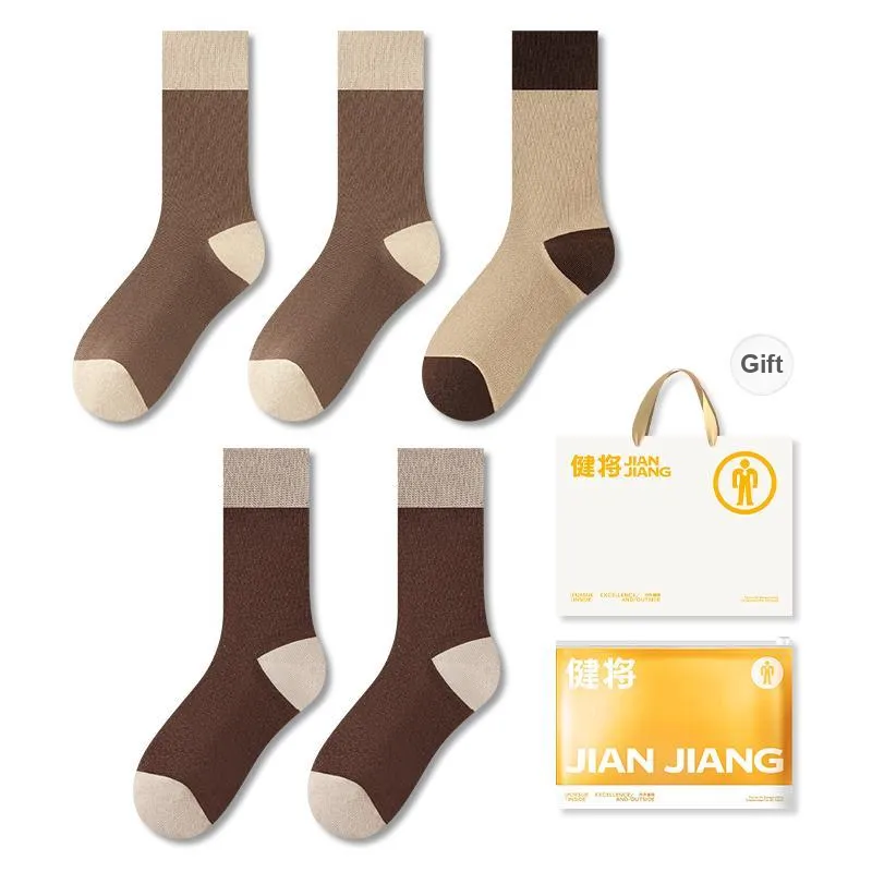Master Mid Calf Socks Women's Shopping Bag 5 Pack-10