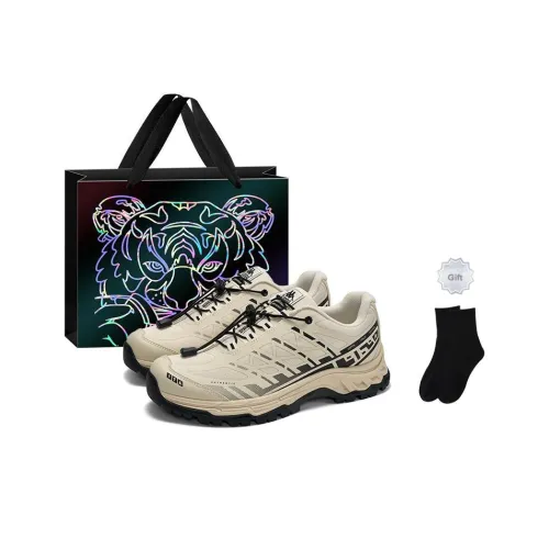 KAPPA Износостойкий низ Резистентный низ Низкий топ Беговые кроссовки Мужской Белый черный