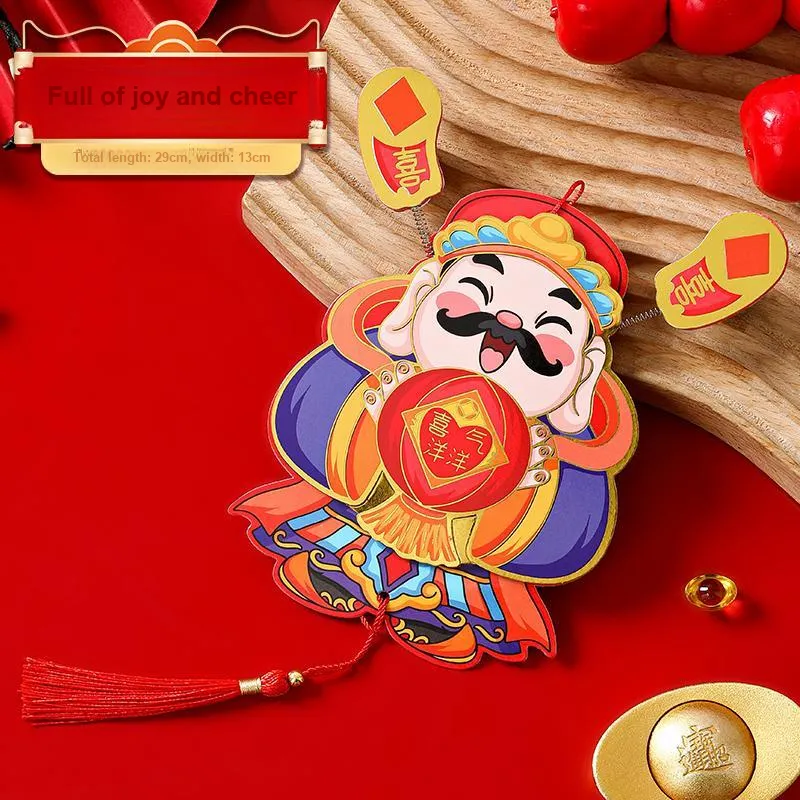 KecoSweet Shaking Head God Of Wealth, Magnetic Sticker 3D Effect Small Charm Anime / Games Fridge Magnets-11