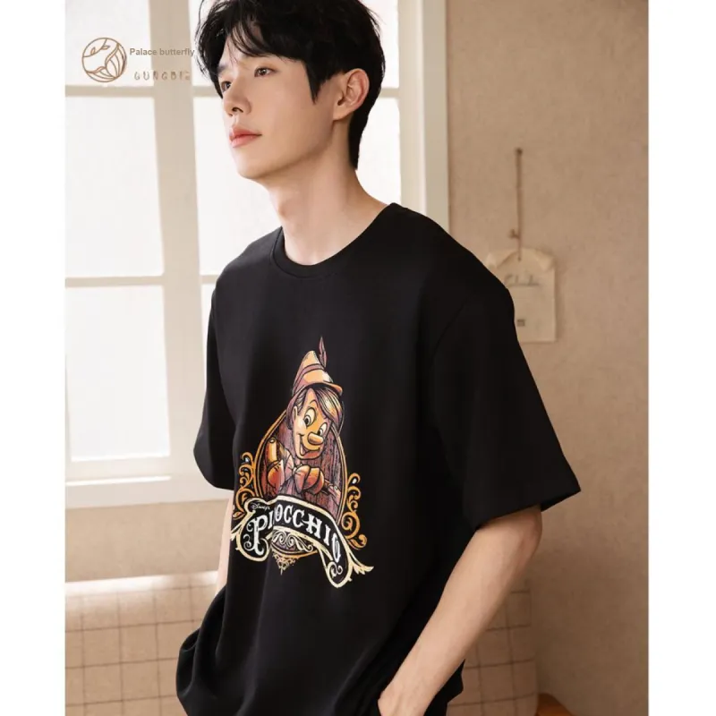 Gongdie x Disney Pajama Set Men's Black-2