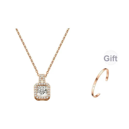 OLEVS Нержавеющая сталь Ожерелье Женское Розовое золото OLS 222