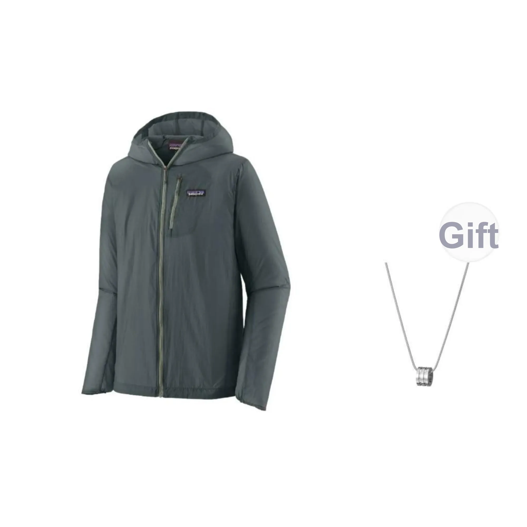 Patagonia Jackets & Coats Men's Nouveau Green, Comes With Necklace